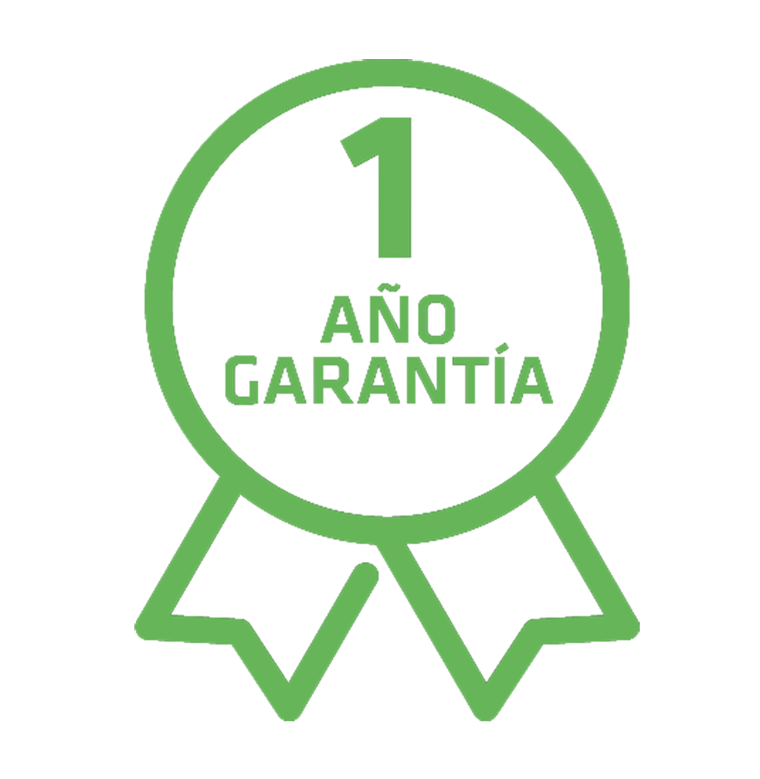 1 año de garantía